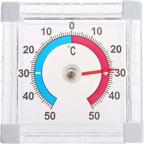 Fenster-, Innen- und Auenthermometer, Gre: 7,67,62,3 cm – 1 Stück (1/4)