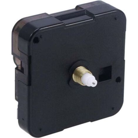 Mécanisme d'horloge murale à quartz silencieux – 5,6 x 5,6 x 1,6 cm – Matériau ABS – Pour réparation horloges DIY (1/5)