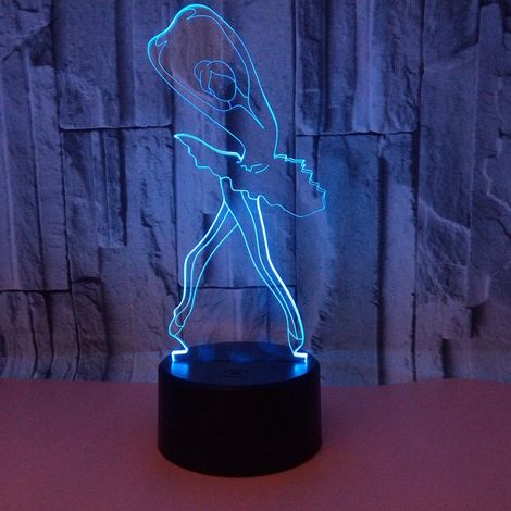 Lumière 3D Ballet 7 Couleurs Touche Lumière Vision 3D Stéréoscopique (1/5)