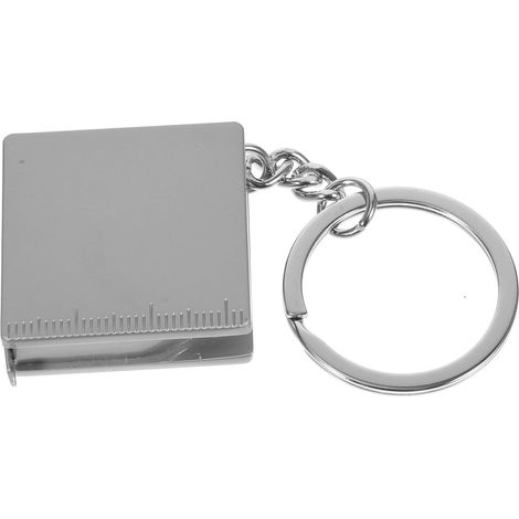 Mini mètre ruban porte-clés, 1m, métal, pour poche et voyage (1/5)