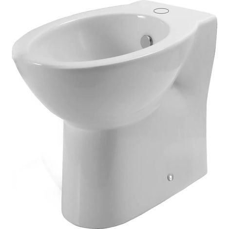 Azzurra - Bidet Filo Parete Porcellana Bianco - Serie: Full 48 (1/4)