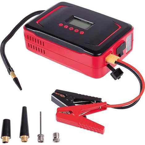WALTER Li-Ion Motorrad Starthilfe mit Kompressor 12V Batterie Starthilfegerät (1/5)
