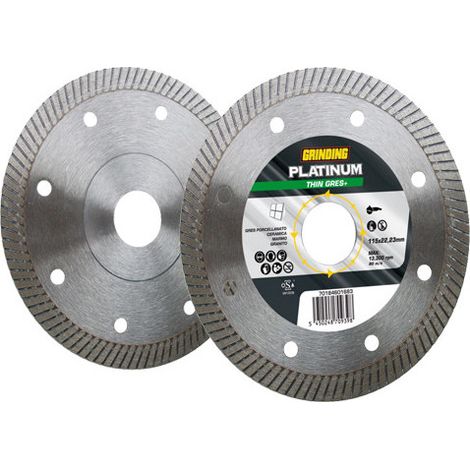 Disco de diamante de 115x1,4 mm para gres porcelánico – corte preciso y limpio – Amoladora