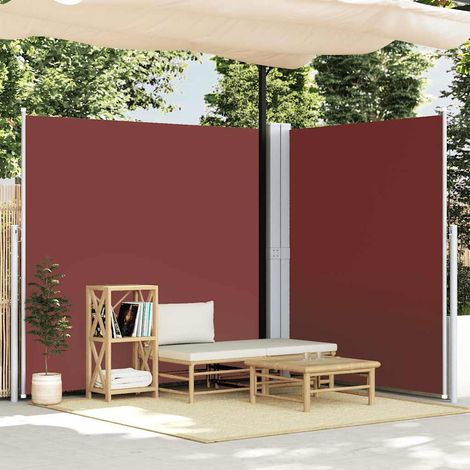 Seitenmarkise Ausziehbar Braun 220x600 cm