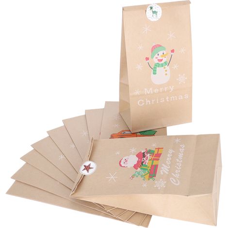 Sachet de Noël/sachet à biscuits (12 pièces) (1/5)