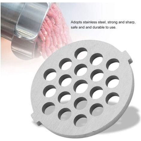 Lntyq Disque à Trous Couteau Lame de Hachoir à Viande à disques en acier inoxydable Couteau à hachoir à viande avec trous de 7.5 / 7mm Pièce de rechange professionnelle pour hachoirs à viande (1/5)
