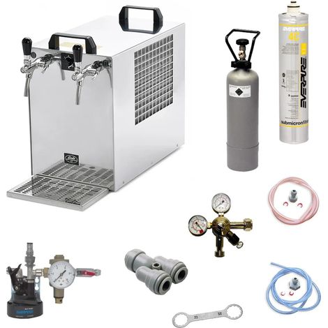 Komplett Set Wassersprudler, Wasserspender, Trinkwassersprudler - Soda Kontakt 70, 2-ltg. (1/2)
