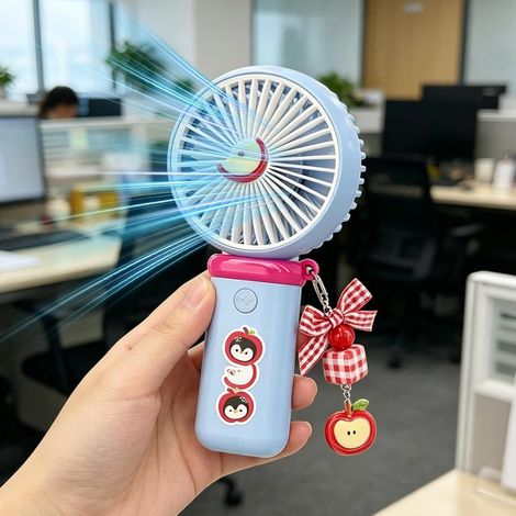 Ventilateur de poche portable – 3 vitesses – Design compact et léger – Flux d’air continu – Charge USB universelle – Longue durée de batterie –Pour camping, cyclisme, randonnée, voyage, sport (1/4)