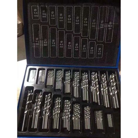 170-teiliges Kobalt-Bohrerset (HSS-Co / Edelstahl) HSS-Metall – speziell für Edelstahl entwickelt