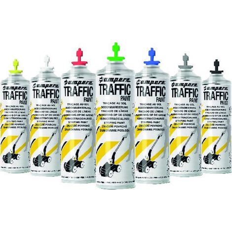 AMPERE Bodenmarkierspray TRAFFIC PAINT® 500 mlschwarz (1/2)