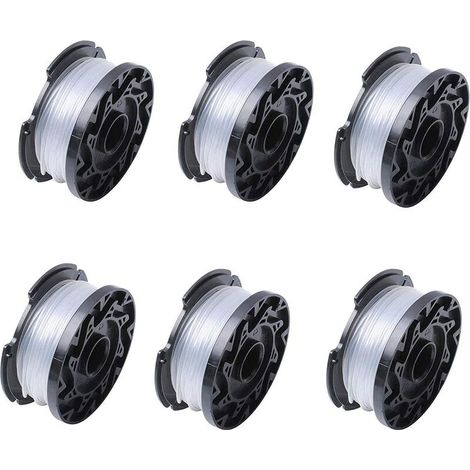 Rasentrimmer-Zubehör – A6481 A6485 Rasentrimmerspule für Black & Decker Rasentrimmer, 6er-Pack –