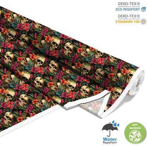 Outdoor dekostoffe oxford - Motiv der Schädel I DX4393 (1/5)