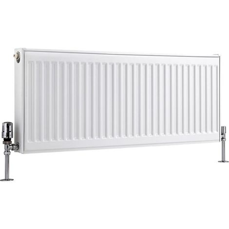 Radiateur Horizontal À Panneaux – Blanc – Type 11 – 40 x 100cm – Eco (1/5)