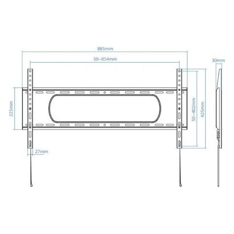 Soporte TOOQ LP1090F-B (1/2)