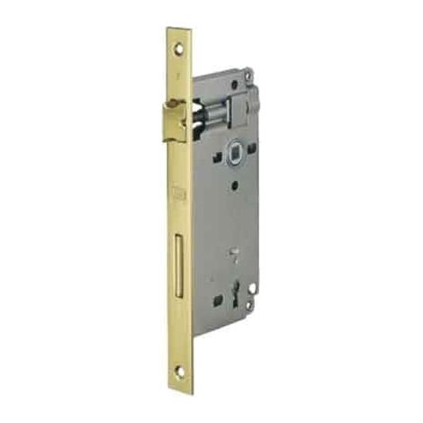 SERRATURA PER PORTE IN LEGNO PATENT GRANDE BORDO QUADRO 'MOD. 590' AGB E50 - Bronzata - AGB