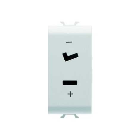 PRISE TBTS 2P 6A 24V POLARISÉE 1M BLANC. GEWISS GW10452 (1/2)