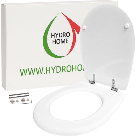 Copriwater Aretusa Cesame legno rivestito in resina poliestere bianco (1/4)