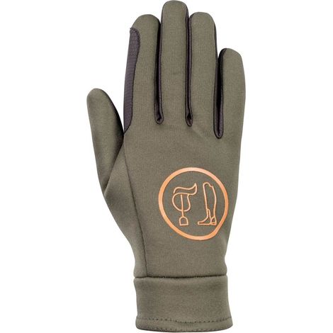 Guanti equitazione per adulti termoisolante con imbottitura interna modello Lyon: XL, blu scuro 6900 (1/4)