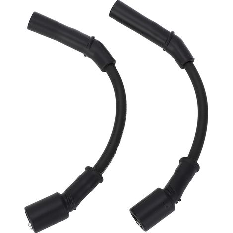Jeu de fils de bougie d'allumage, 2 pièces, 10.4mm, Kit d'allumage par étincelles à haute efficacité pour Machines de la série XB9 XB12, noir. (1/5)