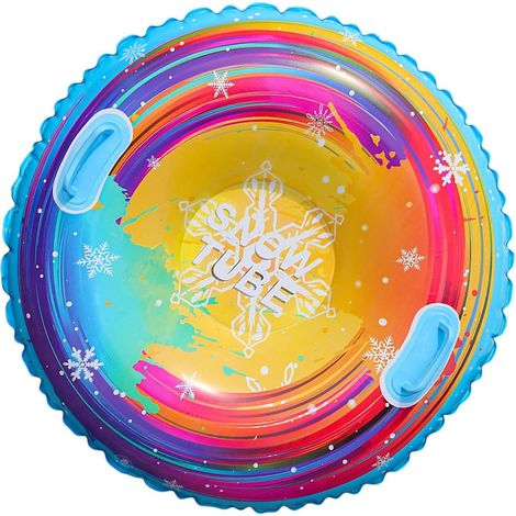 Traîneau gonflable avec poignées en PVC épais pour le ski, accessoires de ski, luge d'hiver portable (1/5)