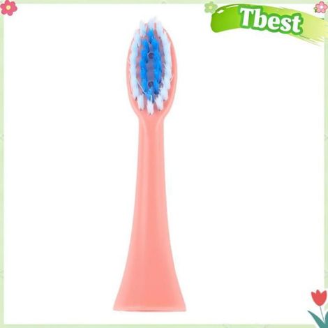 Tbest brosse à dents rechargeable pour enfants Brosse à dents électrique pour enfants, 4 vitesses, 8 têtes de hygiene soin Rose (1/4)