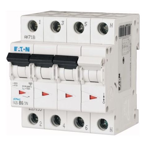 Disjoncteur Eaton Eaton Moeller 3P+N, 32A, montage rail DIN ( Prix pour 1 )
