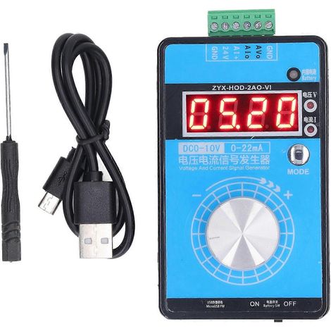 Générateur de signaux avec courant et tension réglables, interface d'alimentation USB haute précision