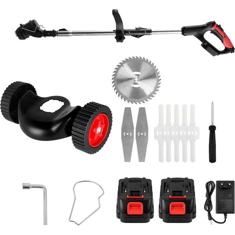 1500W Tondeuse à Gazon électrique sans Fil Longueur Coupe réglable Outils de Jardin ménager Outil électrique (Color : Lawn Mower Set 1, Size : J) (1/5)