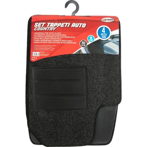Set Completo Tappeti Auto Country in moquette 350 GR/MQ Universale
