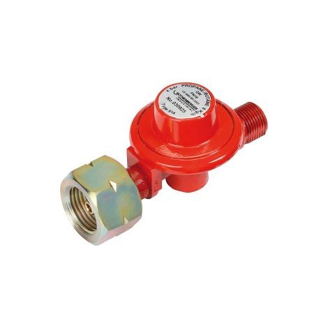 Rothenberger – Détendeur gaz propane 4 bars – Adapté pour bouteilles 13 kg et 35 kg – Raccord flexible 3/8" L – Débit max 8 kg/h – Certifié DVGW