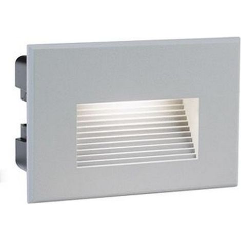 Segnapasso In Alluminio Svasato Scalinata Marrone Led 3 W 300 Lm 3000K Spina (1/5)