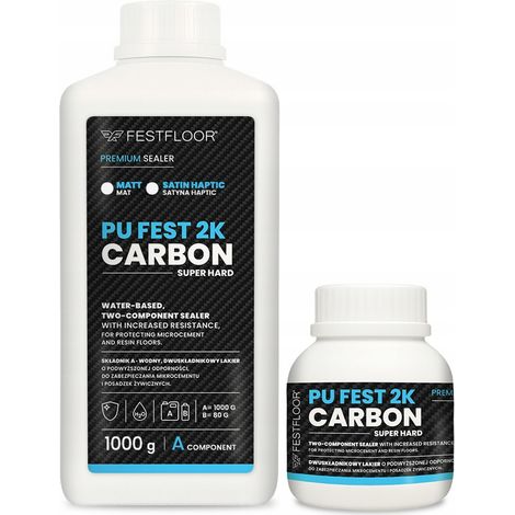 PU fest 2K carbone 1,08 kg MAT - vernis ultra dur