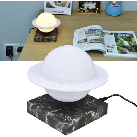 Lampe planète en lévitation magnétique LED, imprimée en 3D, lampe lune créative, veilleuse lune, cadeau de Saint-Valentin (1/5)