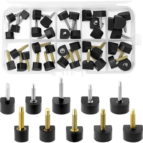 ® 20 Paires Embouts de Rechange en Forme de U pour Talons Hauts, 8, 9, 10, 11, 12 mm (1/5)
