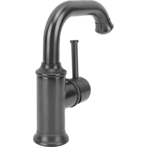 Robinet G1/2 Vintage Style Antique Européen Robinet en Laiton Complet Noir pour Vasque de Salle de Bain Lavabo (1/5)