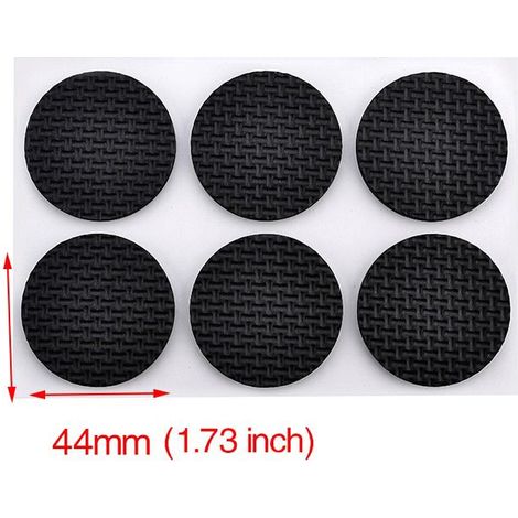Gommini adesivi per mobili cuscinetti sottosedie salva-pavimento varie misure Packaging - 12 pcs (circolare 44mm) (1/5)