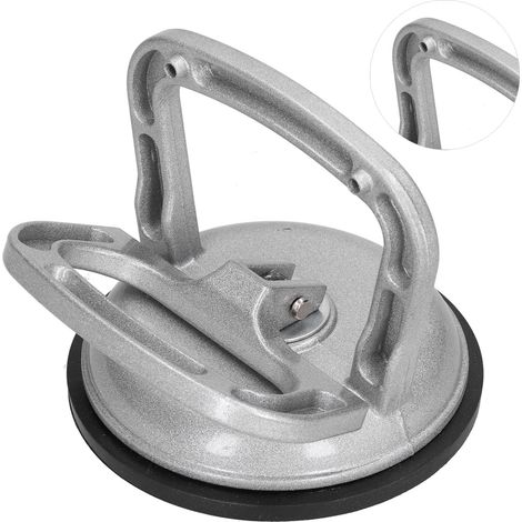 Keramischer Saugnapf, einbeiniger Aluminium-Saugnapf zum manuellen Anheben von Glas und Fliesen, Montagewerkzeug mit Griff (1/5)