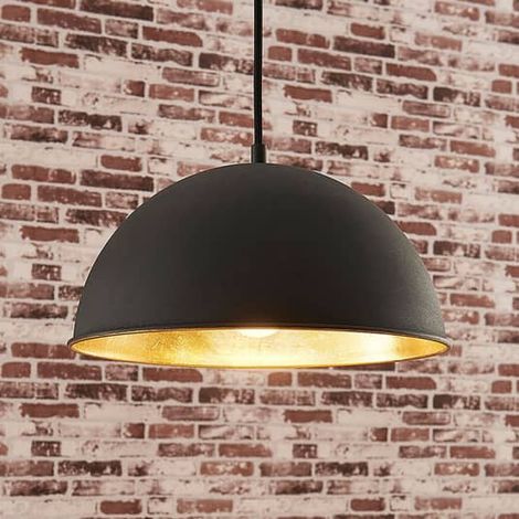 [NEUWERTIG] B-Ware Lindby Schwarz Goldene Pendelleuchte Pendelleuchte Lampe Leuchte Hängend Leya