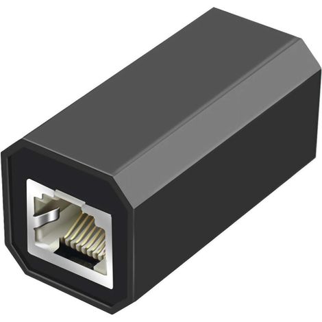 Coupleur RJ45 Ethernet Adaptateur, RJ45 Femelle vers Femelle Extension de Câble Ethernet Reliée à Un Adaptateur (1/5)