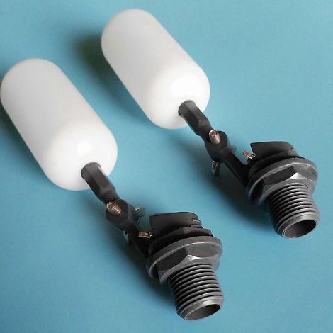 Lot de 4 mini flotteurs stables de 1/2 pouce pour vanne avec bras réglable, remplissage automatique, humidificateur pour réservoir d'eau. (1/4)