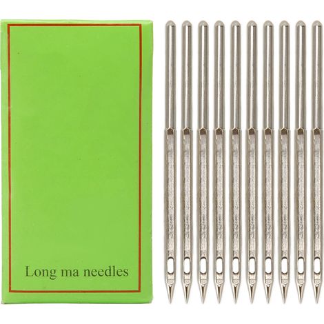 Aiguilles machine à coudre industrielles 10 pièces DIY, pour Flyingman GK26 1A et Newlong NP 7A 92x200, broderie et couture. (1/5)