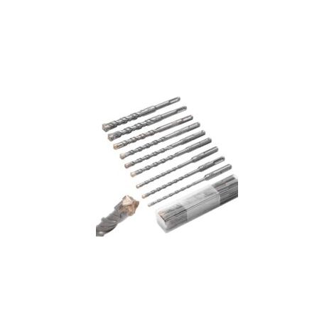 9-teiliges SDS-Plus-Betonbohrer-Set, 5–16 mm x 160 mm, geeignet für Beton, Stein und Ziegel – Crezuo (1/4)