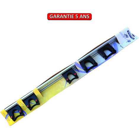 Cinque portautensili (2 X 30/40 mm, 3 X 20/30 mm) su binario - 900 mm Outils Perrin