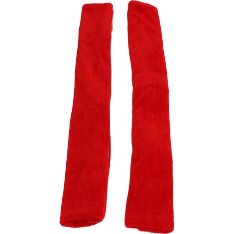 Housse de poignée de porte de réfrigérateur avec fermeture Velcro, housse décorative en tissu pour lave-vaisselle et micro-ondes, rouge (1/5)