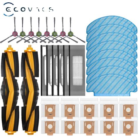 Filtros para aspiradora, compatibles con modelos ECOVACS, fácil instalación, 34 unidades. (1/2)