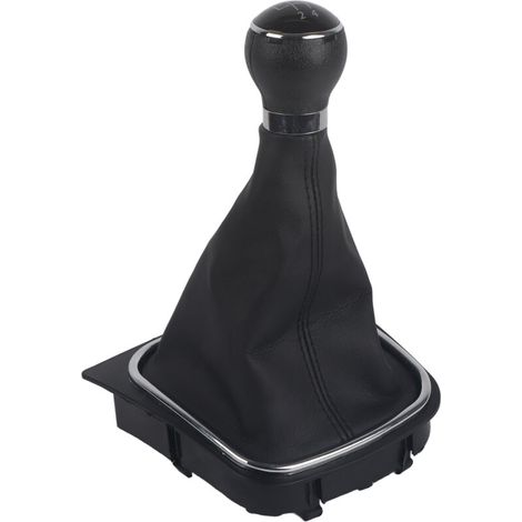 Kit di sostituzione della leva del cambio, cuffia del pomello del cambio, leva del cambio per auto per Golf 6 MK5 MK6-Crezuo