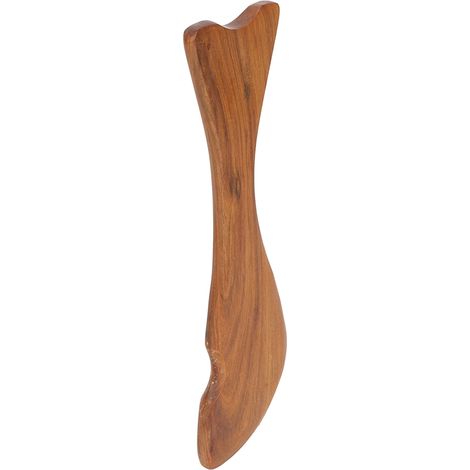 Planche en bois sculptée pour modelage corporel, relaxation musculaire, outil de massage Gua Sha universel en forme de poisson, idéale pour le cou (1/5)