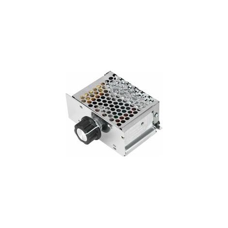 Variateur pour Moteur 220V, Régulateur de Tension AC 4000W, Régulateur de Vitesse pour Moteur électrique Variateur, Plage de Tension Réglable de 10v à 220v