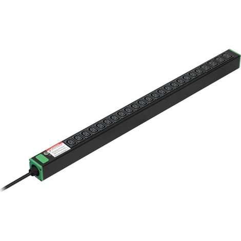 APC Easy Rack PDU, Basic, vertikal, 1-phasig, 3,7 kW, 230 V, 16 A, 20 x C13- und 4 x C19-Steckdosen, IEC60309-Stecker (1/5)
