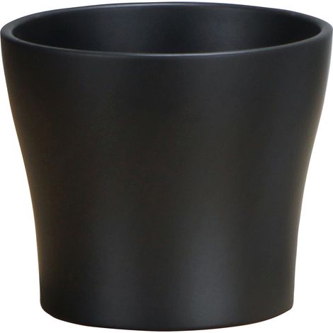 Scheurich Übertopf Serie 808 Ø 17 x 14,5 cm anthrazit Keramiktöpfe (1/3)